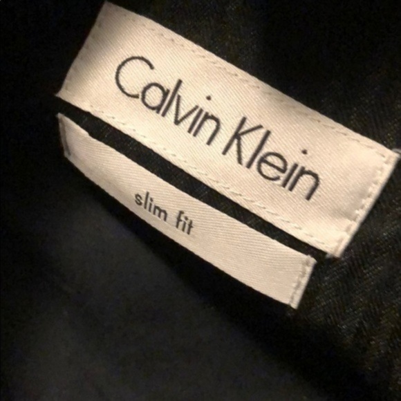 Calvin Klein Men’s Sateen Slim-Fit Stretch Pants - Picture 7 of 8